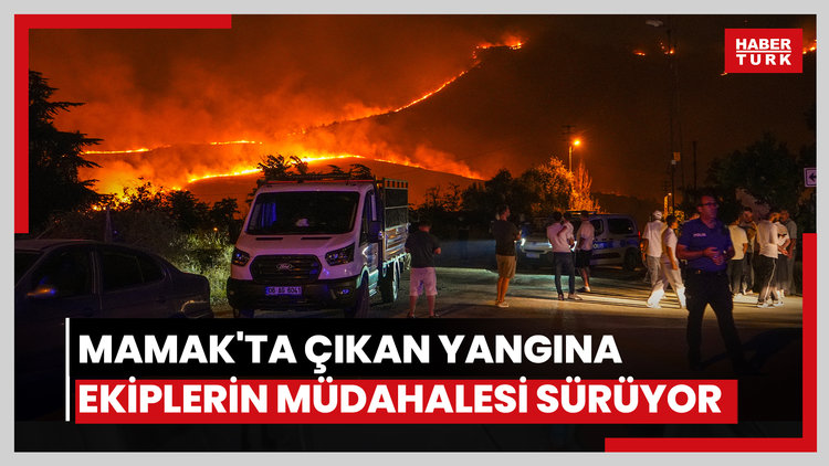 Mamak'ta yangın
