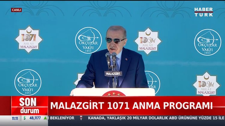 Cumhurbaşkanı Erdoğan'dan Malazgirt'te açıklamalar