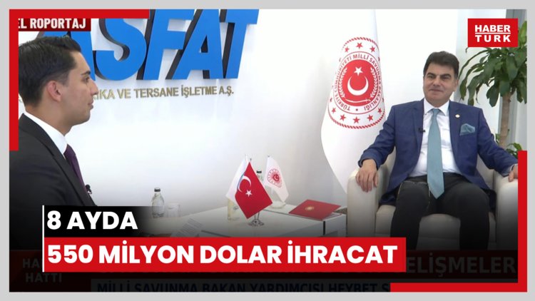 8 ayda 550 milyon dolar ihracat