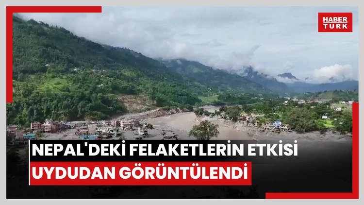 Nepal'deki felaketlerin etkisi uydudan görüntülendi