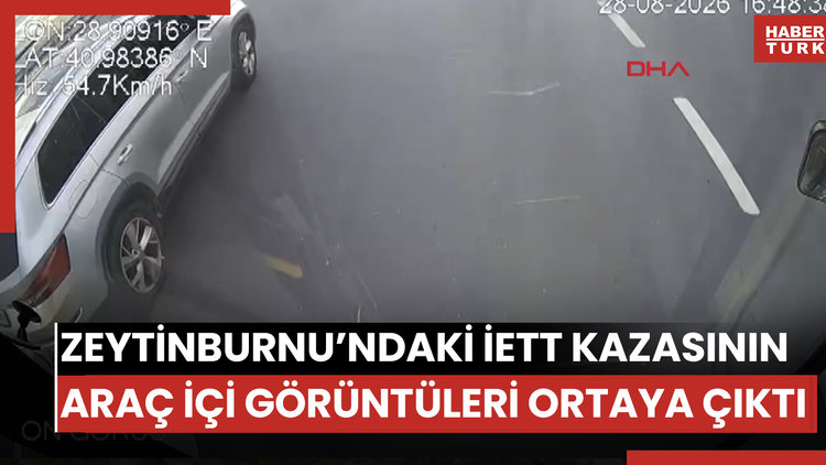 Zeytinburnu'da 2 kişinin öldüğü İETT otobüsü kazasının araç için görüntüleri ortaya çıktı