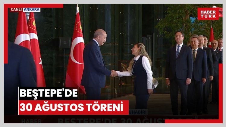 Beştepe'de 30 Ağustos töreni