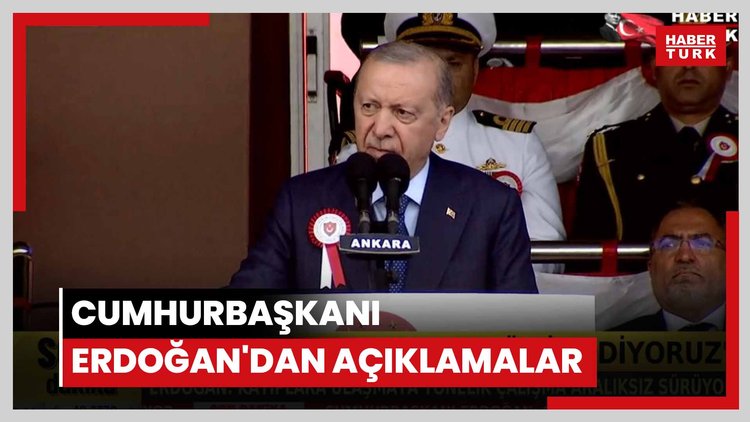 Cumhurbaşkanı Erdoğan'dan açıklamalar