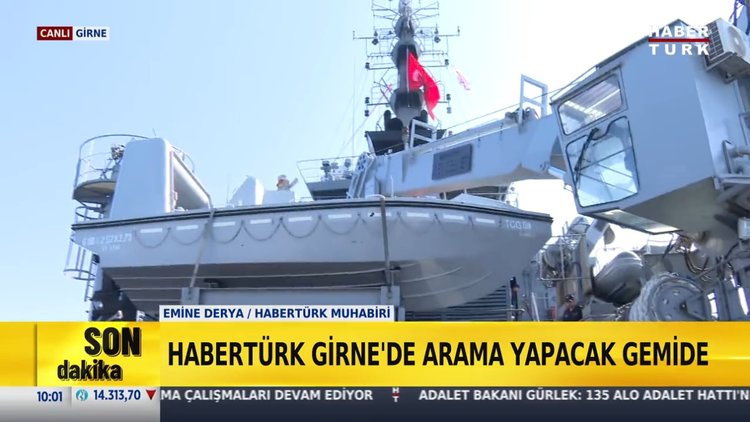 TCG Işın Gemisi, kayıp 20 kişiyi arayacak