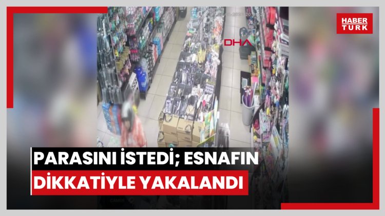 Kağıthane'de çaldığı çantanın 'gelinim beğenmedi' yalanıyla parasını istedi; esnafın dikkatiyle yakalandı