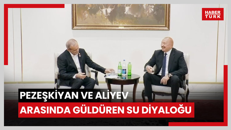 Pezeşkiyan ve Aliyev arasında güldüren su diyaloğu