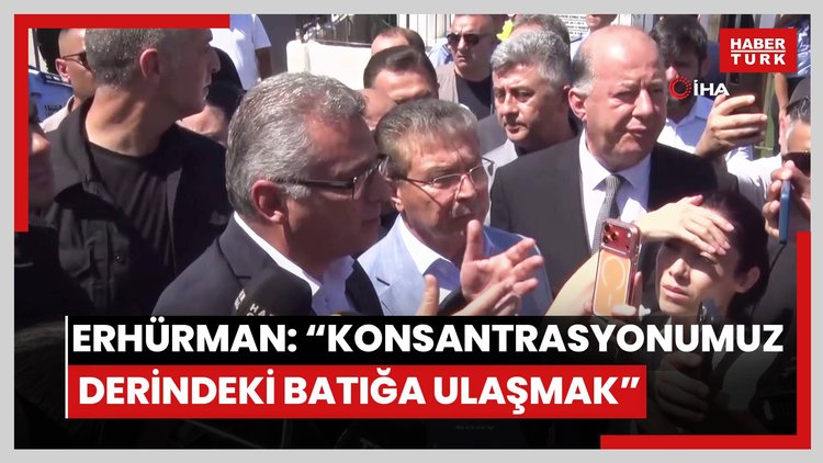 KKTC Cumhurbaşkanı Erhürman: "Bütün konsantrasyonumuz derindeki batığa ulaşmak"