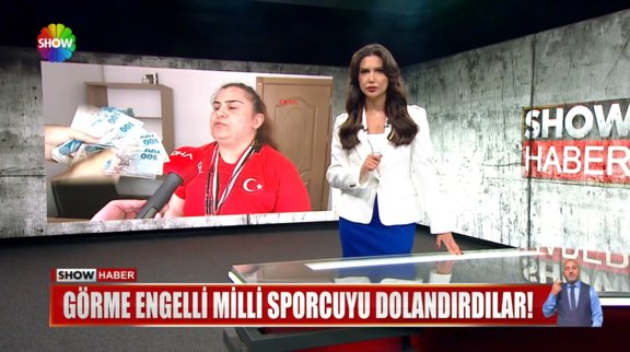 Görme engelli milli sporcuyu dolandırdılar!
