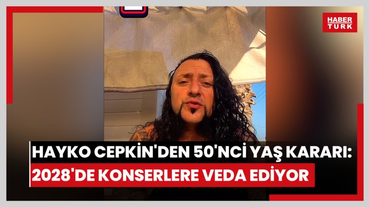 Hayko Cepkin'den 50'nci yaş kararı: 2028'de konserlere veda ediyor
