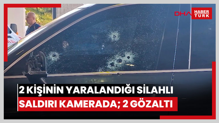 Diyarbakır'da cipteki 2 kişinin yaralandığı silahlı saldırı kamerada; 2 gözaltı