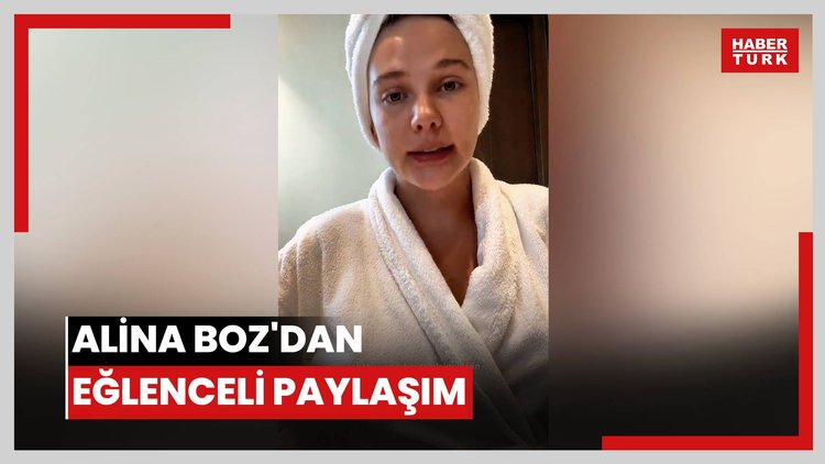 Alina Boz'dan eğlenceli paylaşım