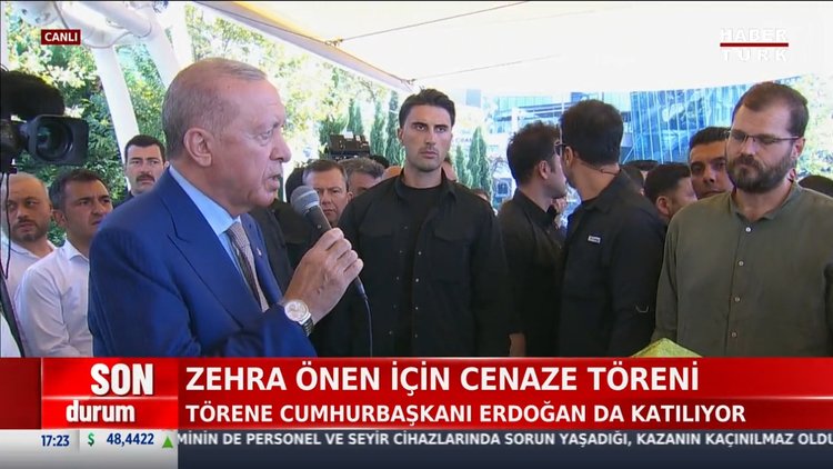 Zehra Önen için cenaze töreni