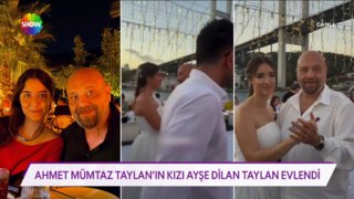 Ahmet Mümtaz Taylan'ın kızı evlendi!