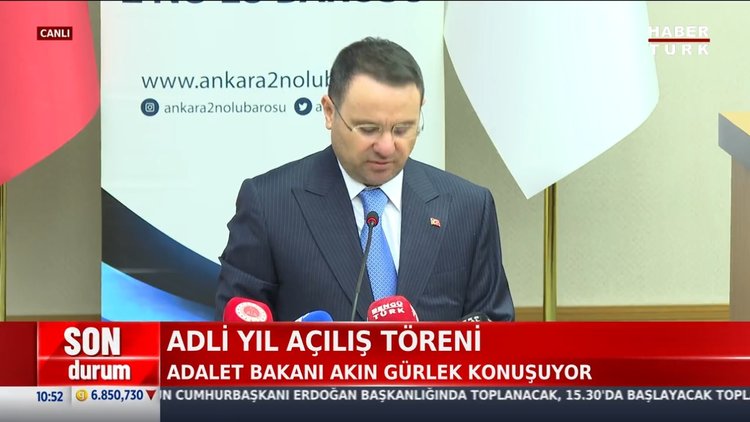 Bakan Gürlek, Adli Yıl Açılış Töreni'nde konuştu