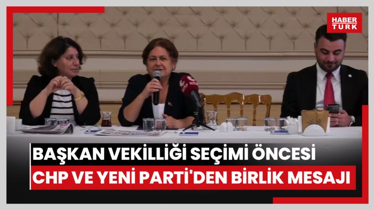 Üsküdar Belediyesi'nde başkan vekilliği seçimi öncesi CHP ve YENİ Parti'den birlik mesajı