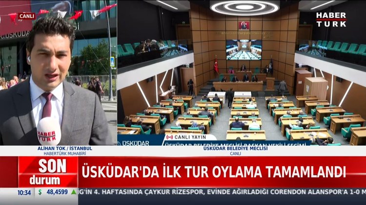 Üsküdar Belediyesi'nde ilk tur seçim sonucu Cumhur İttifakı: 21 ve CHP adayı: 19