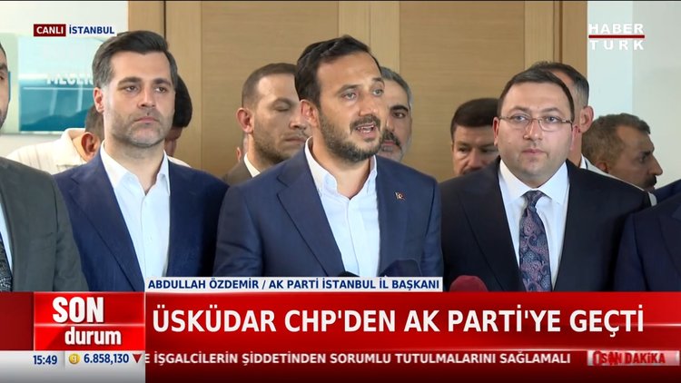 AK Parti İstanbul İl Başkanı Abdullah Özdemir'den açıklamalar