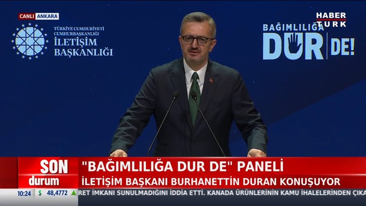 'Bağımlılığa Dur De' panelinde açıklamalar