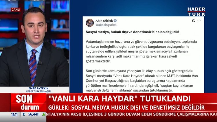 Ali Haydar Kurum gözaltına alındı