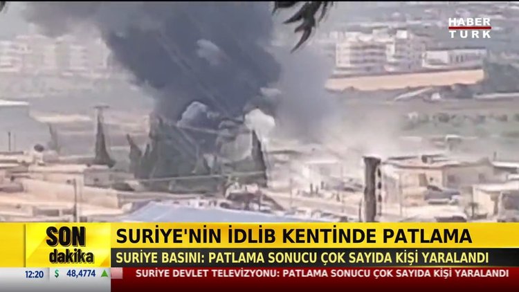 Suriye'nin İdlib kentinde patlama