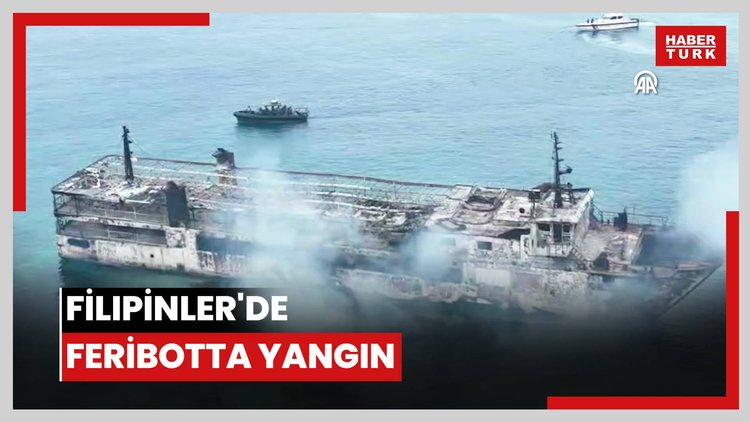 Filipinler'de feribotta yangın