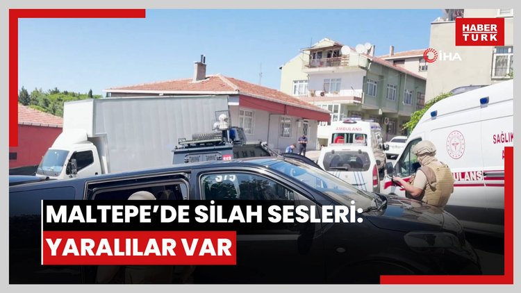 Maltepe'de silah sesleri: Yaralılar var