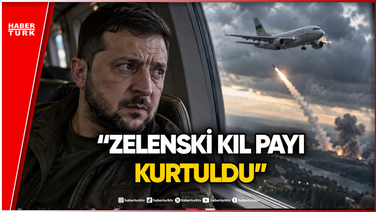 Zelenski'nin Uçağı Vurulmaktan Son Anda Kurtuldu!