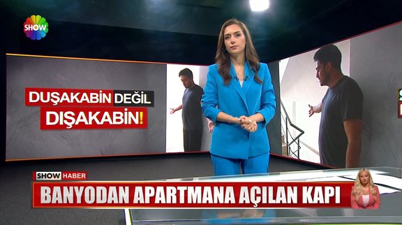 Banyodan apartmana açılan kapı!