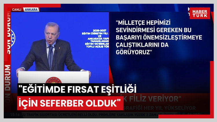 "Eğitimde fırsat eşitliği için seferber olduk"