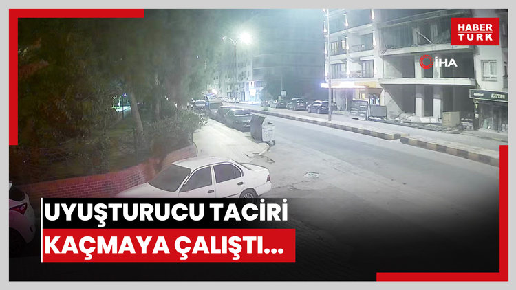 Uyuşturucu taciri kaçmaya çalıştı...