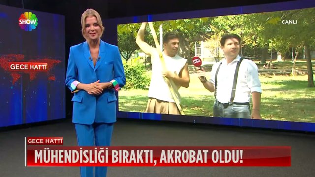 Mühendisliği bıraktı, akrobat oldu!