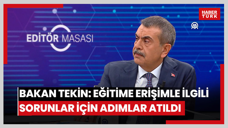 Bakan Tekin: Eğitime erişimle ilgili sorunları aşabilmek için adımlar atıldı