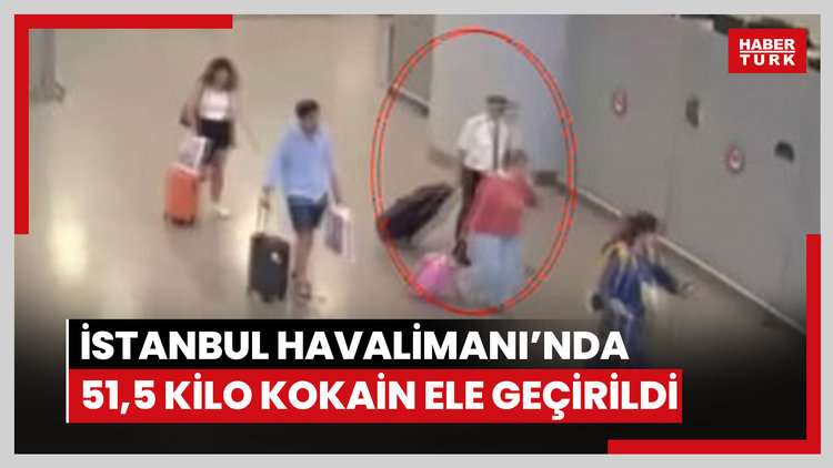 İstanbul Havalimanı'nda 51,5 kilo kokain ele geçirildi