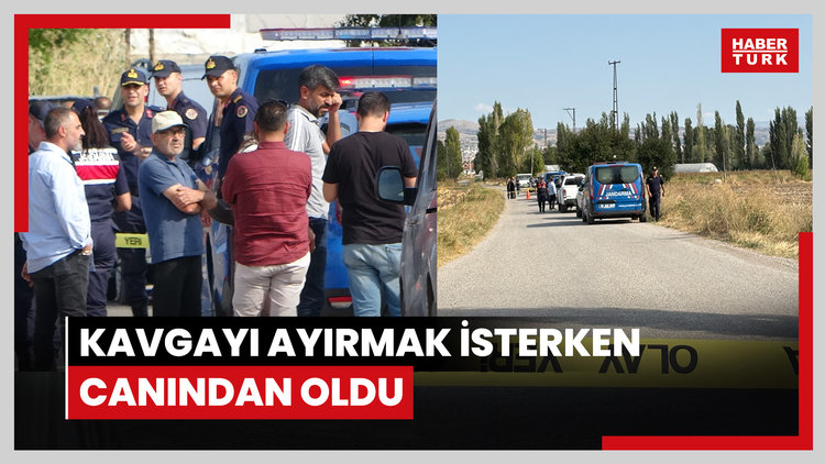 Kavgayı ayırmak isterken canından oldu
