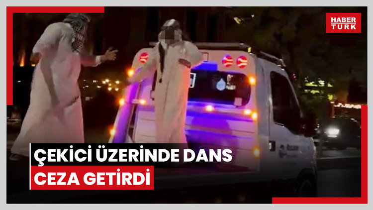 Çekici üzerinde dans ceza getirdi