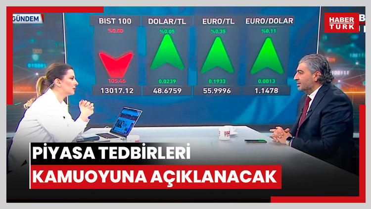 Piyasa tedbirleri kamuoyuna açıklanacak