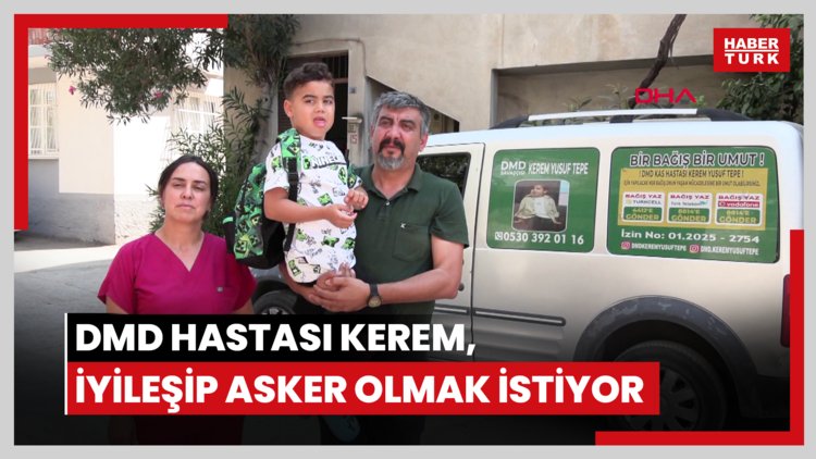 DMD hastası Kerem, iyileşip asker olmak istiyor