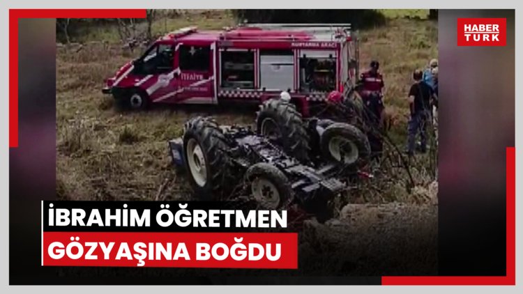 İbrahim öğretmen gözyaşına boğdu