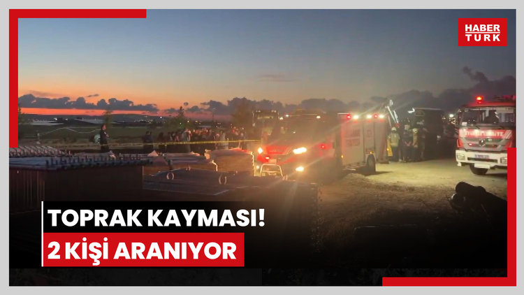 Büyükçekmece'de toprak kayması