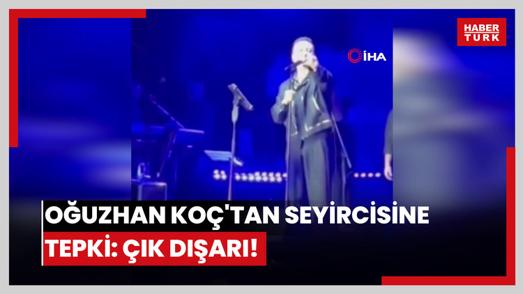 Oğuzhan Koç'tan seyircisine tepki: Çık dışarı!