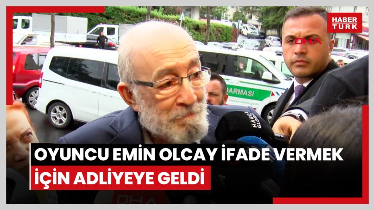 Kaşif Kozinoğlu soruşturması; oyuncu Emin Olcay ifade vermek için adliyeye geldi