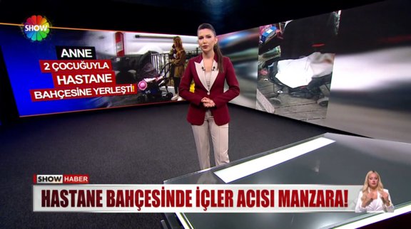 Hastane bahçesinde içler acısı manzara!