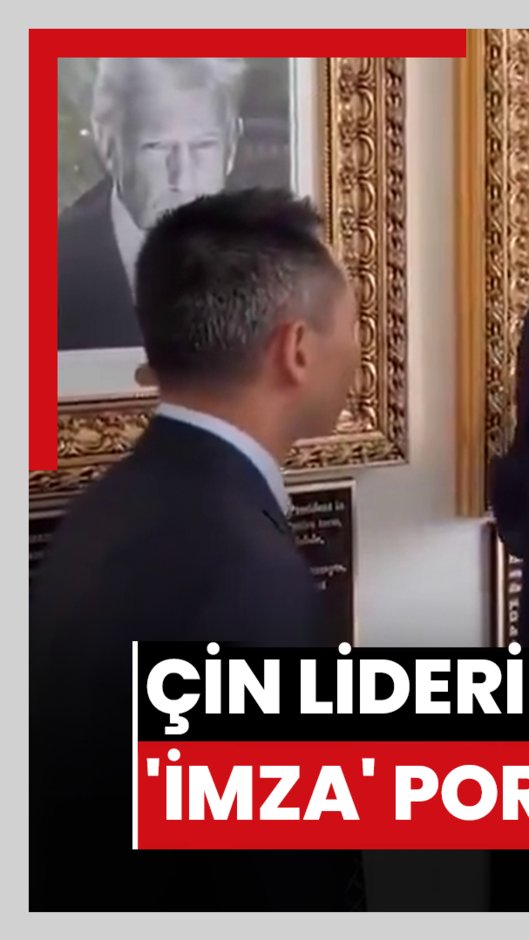 Çin liderinden Biden'ın 'imza' portresine kahkaha