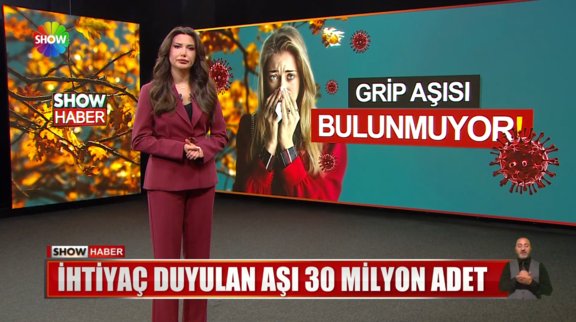 Grip aşısı bulunmuyor!
