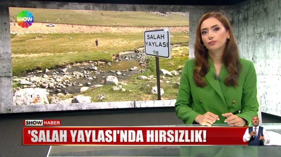 Salah Yaylası'nda hırsızlık! 