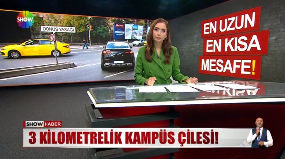 3 kilometrelik kampüs çilesi!