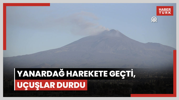 Yanardağ harekete geçti, uçuşlar durdu