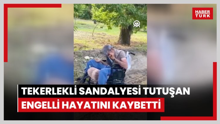Tekerlekli sandalyesi tutuşan engelli hayatını kaybetti