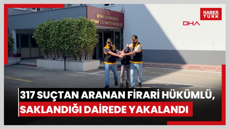 317 suçtan aranan firari hükümlü, saklandığı apartman dairesinde yakalandı