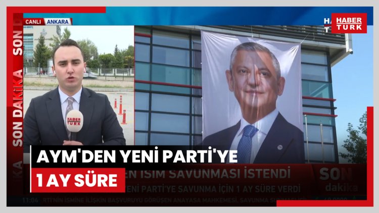 AYM'den Yeni Parti'ye 1 ay süre